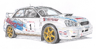 Mark Ellis. GpA Subaru Impreza
